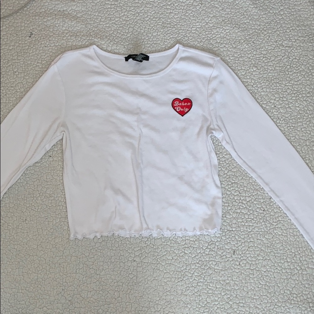 Babes only white long sleeve